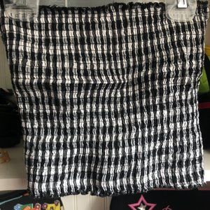 Brandy Melville gingham tube top